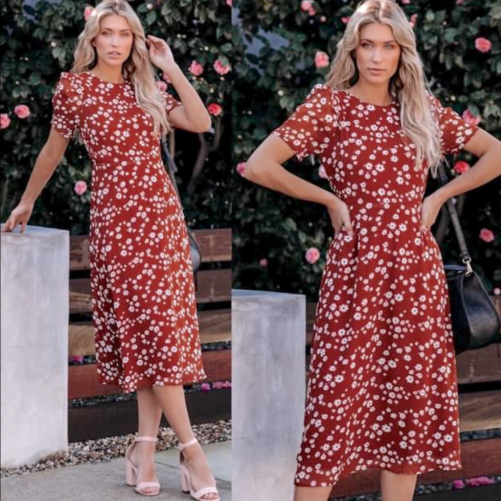 Floral Midi Dress